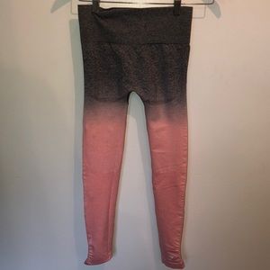 Never worn gymshark peach ombré leggings
